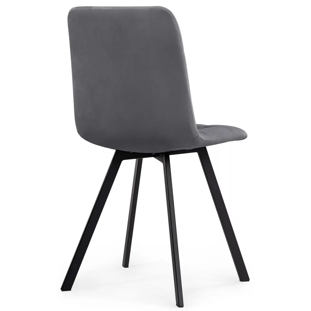 Фото 5 Стул Notta 496577 40x87.5x50 см велюр цвет черный Фото 5 Стул Notta 496577 40x87.5x50 см велюр цвет черный