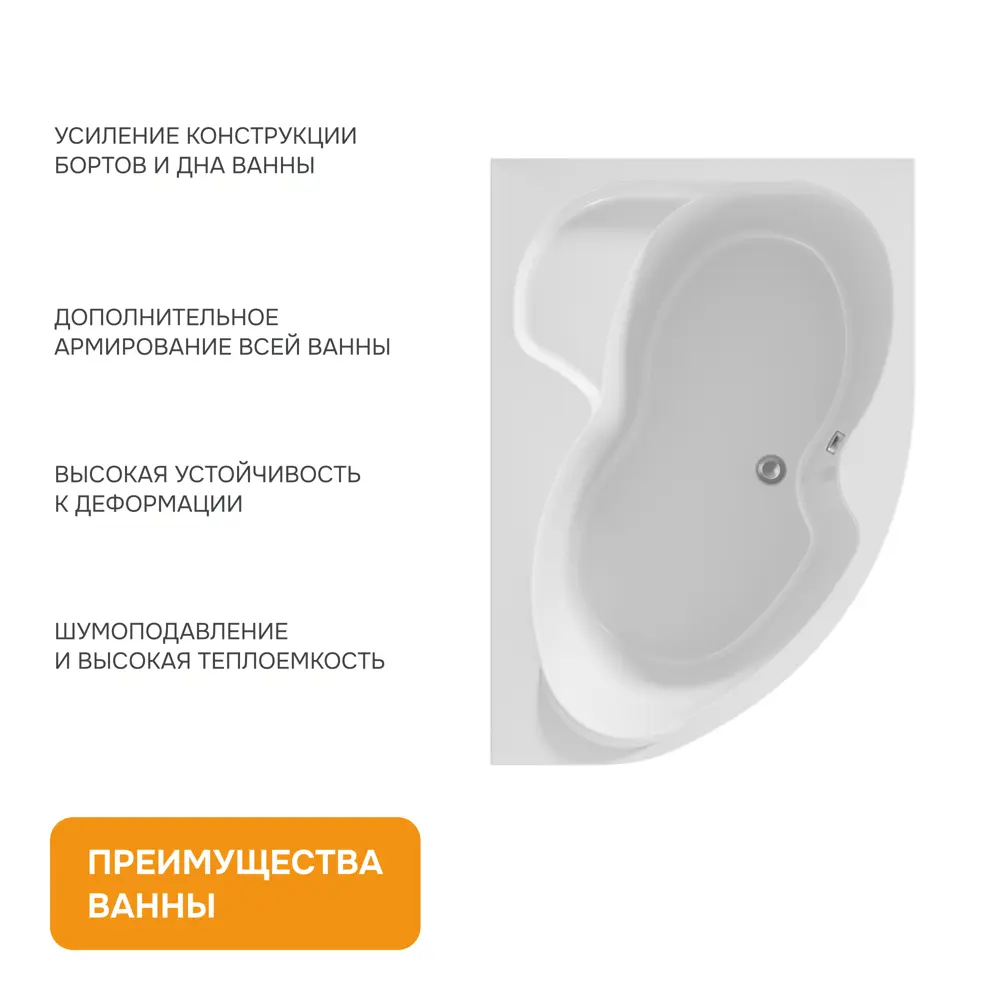 Фото 7 Прямоугольная ванна Moduleasy ELI 01аурел1510п акрил 150х105см Фото 7 Прямоугольная ванна Moduleasy ELI 01аурел1510п акрил 150х105см
