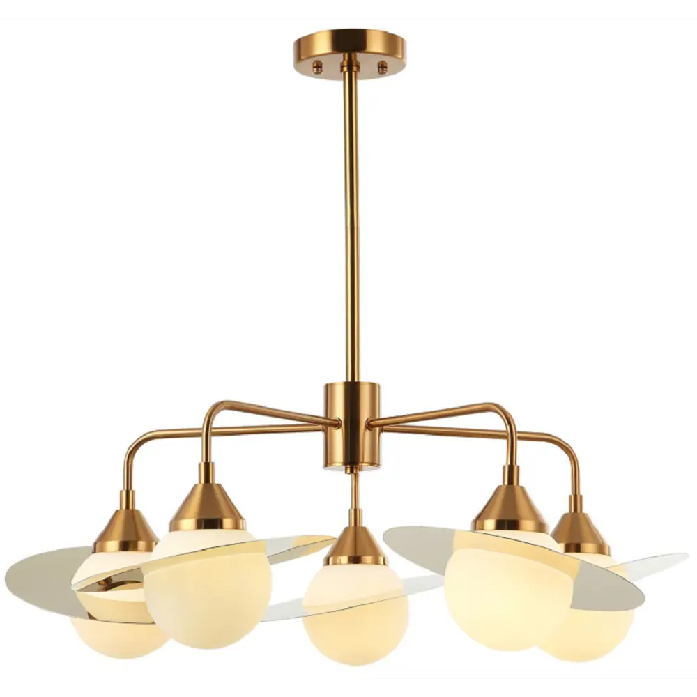 Фото 3 Люстра на штанге Stilfort Saturn 2125-03-05p 5 ламп 14 м² цвет бронза Фото 3 Люстра на штанге Stilfort Saturn 2125-03-05p 5 ламп 14 м² цвет бронза