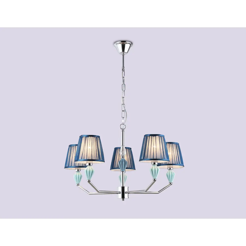 Фото 3 Люстра подвесная Ambrella light High light Lh75061 5 ламп 20 м² цвет хром, черный Фото 3 Люстра подвесная Ambrella light High light Lh75061 5 ламп 20 м² цвет хром, черный
