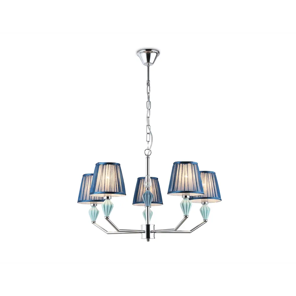 Фото 2 Люстра подвесная Ambrella light High light Lh75061 5 ламп 20 м² цвет хром, черный Фото 2 Люстра подвесная Ambrella light High light Lh75061 5 ламп 20 м² цвет хром, черный