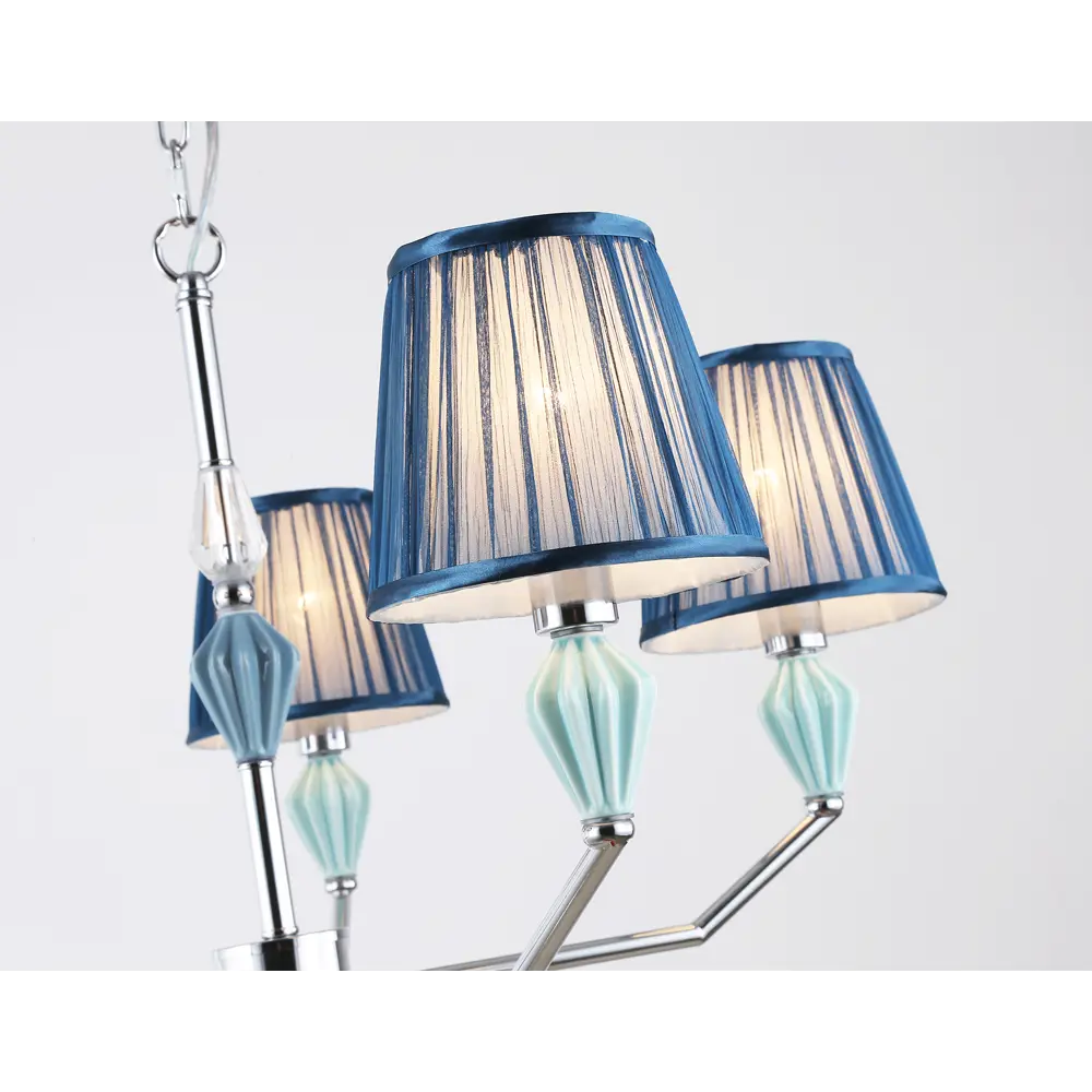 Фото 5 Люстра подвесная Ambrella light High light Lh75061 5 ламп 20 м² цвет хром, черный Фото 5 Люстра подвесная Ambrella light High light Lh75061 5 ламп 20 м² цвет хром, черный