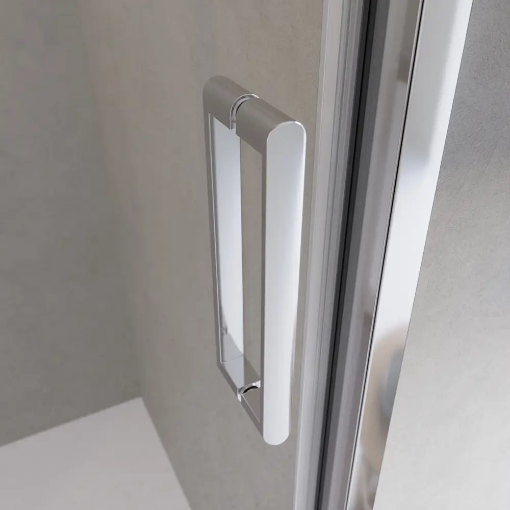Фото 2 Душевая дверь Belbagno LUCE-BF-1-130-C-Cr 130см эффект стекла прозрачное закаленное стекло раздвижной Фото 2 Душевая дверь Belbagno LUCE-BF-1-130-C-Cr 130см эффект стекла прозрачное закаленное стекло раздвижной