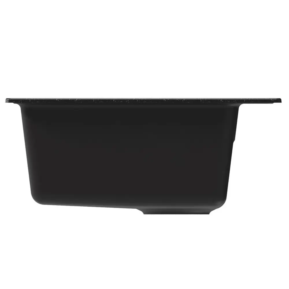 Фото 3 Мойка для кухни Mixline NL-TM14 58551902 53x53 см глубина чаши 190 см искусственный камень цвет черный