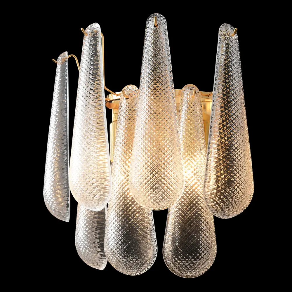 Фото 3 Настенный светильник Crystal Lux Fontain ap2 gold 1802_402 цвет золото Фото 3 Настенный светильник Crystal Lux Fontain ap2 gold 1802_402 цвет золото