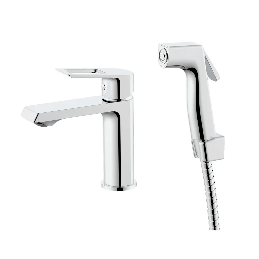 Фото Смеситель для раковины VODA Surf SF27H цвет хром Фото Смеситель для раковины VODA Surf SF27H цвет хром