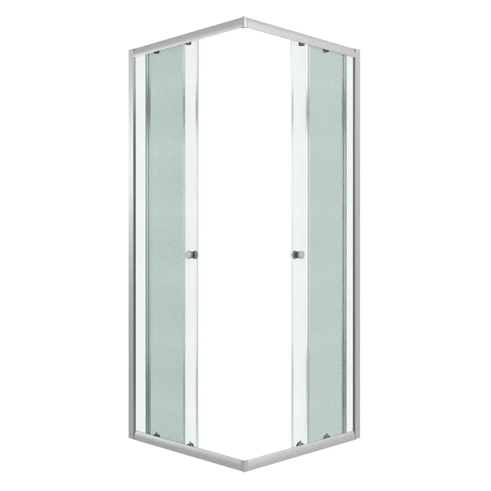 Фото 2 Душевой уголок Keramastar Supra KR067031BP прямоугольник 80x80см черный профиль эффект стекла матовый Фото 2 Душевой уголок Keramastar Supra KR067031BP прямоугольник 80x80см черный профиль эффект стекла матовый