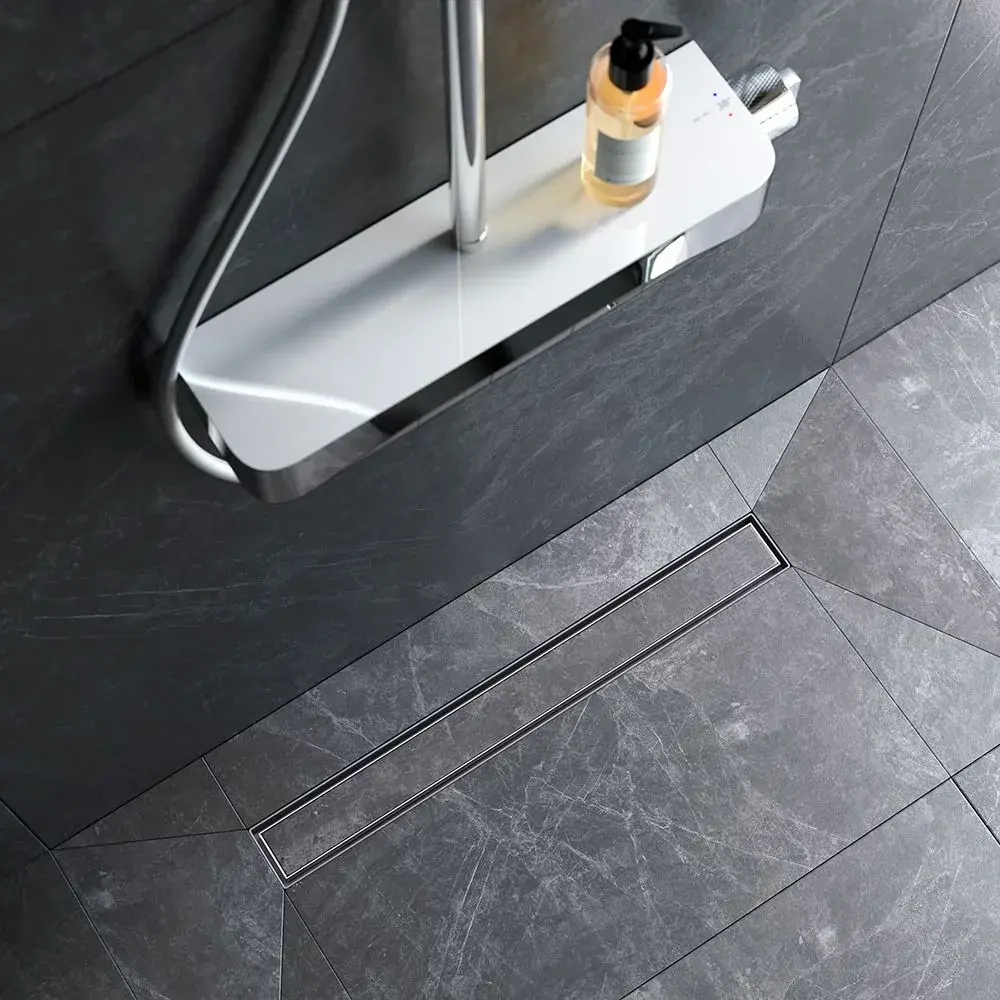 Фото 11 Трап для душа Am.pm W01SC-U11-060-04SB_7214 комбинированный затвор 60x7 см нержавеющая сталь Фото 11 Трап для душа Am.pm W01SC-U11-060-04SB_7214 комбинированный затвор 60x7 см нержавеющая сталь