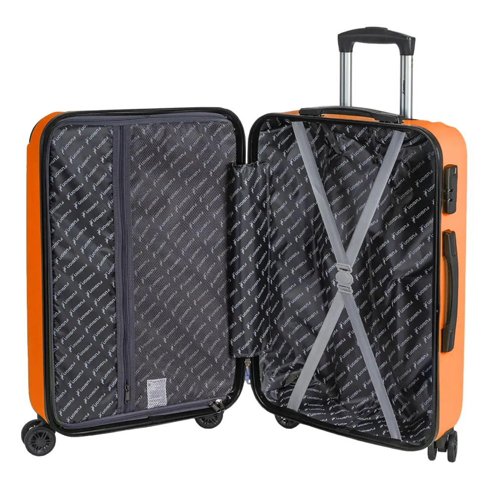 Фото 4 Чемодан Fusion Fusion fts-1001-s размер S 56x38x22 см abs-пластик цвет оранжевый Фото 4 Чемодан Fusion Fusion fts-1001-s размер S 56x38x22 см abs-пластик цвет оранжевый