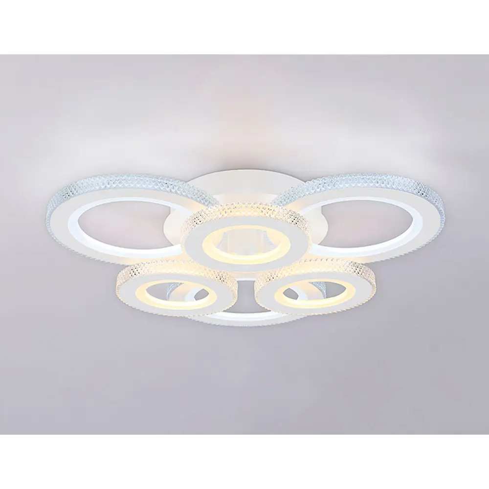 Фото 5 Люстра потолочная светодиодная Ambrella light Fa8872 с пультом управления 14 м² нейтральный белый свет цвет белый Фото 5 Люстра потолочная светодиодная Ambrella light Fa8872 с пультом управления 14 м² нейтральный белый свет цвет белый