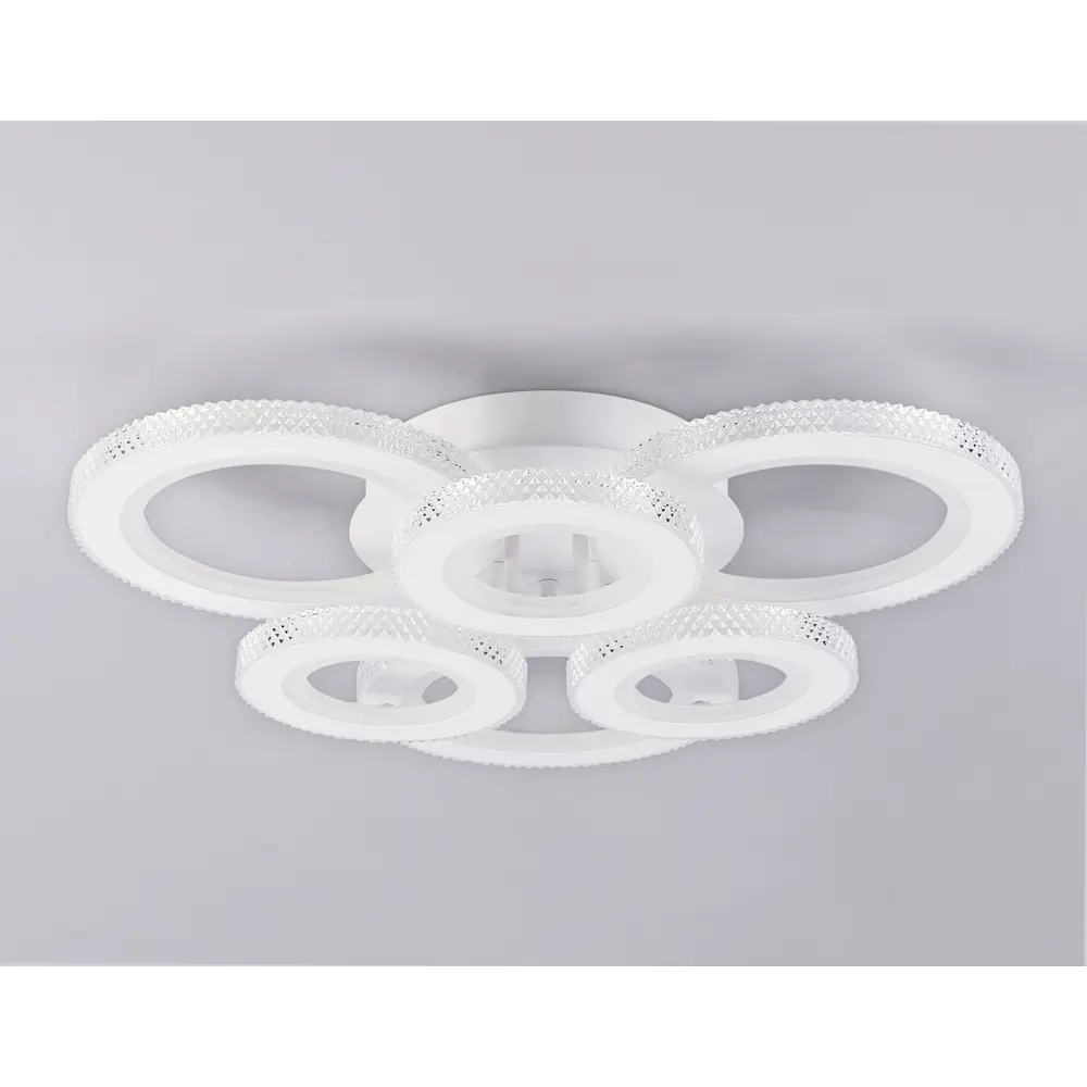 Фото 9 Люстра потолочная светодиодная Ambrella light Fa8872 с пультом управления 14 м² нейтральный белый свет цвет белый Фото 9 Люстра потолочная светодиодная Ambrella light Fa8872 с пультом управления 14 м² нейтральный белый свет цвет белый