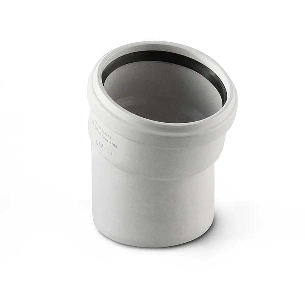 Фото Отвод канализационный шумопоглощающий Pro Aqua Stilte Plus 58 мм 15° полипропилен Фото Отвод канализационный шумопоглощающий Pro Aqua Stilte Plus 58 мм 15° полипропилен