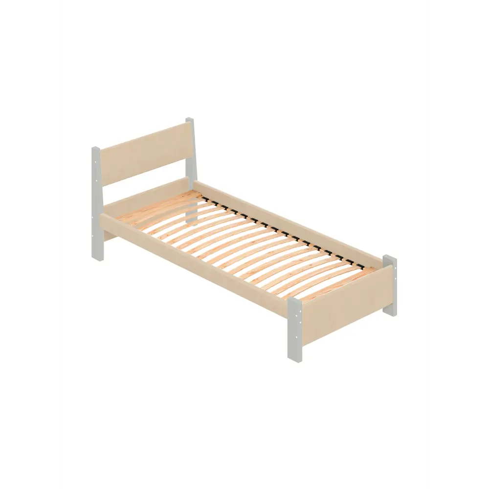 Фото Кровать Solarius Мишка орто основание mkr-obiv-rs3-plat70-200-orto 80 x 80 x 210 см дерево цвет бежевый/платиновый Фото Кровать Solarius Мишка орто основание mkr-obiv-rs3-plat70-200-orto 80 x 80 x 210 см дерево цвет бежевый/платиновый