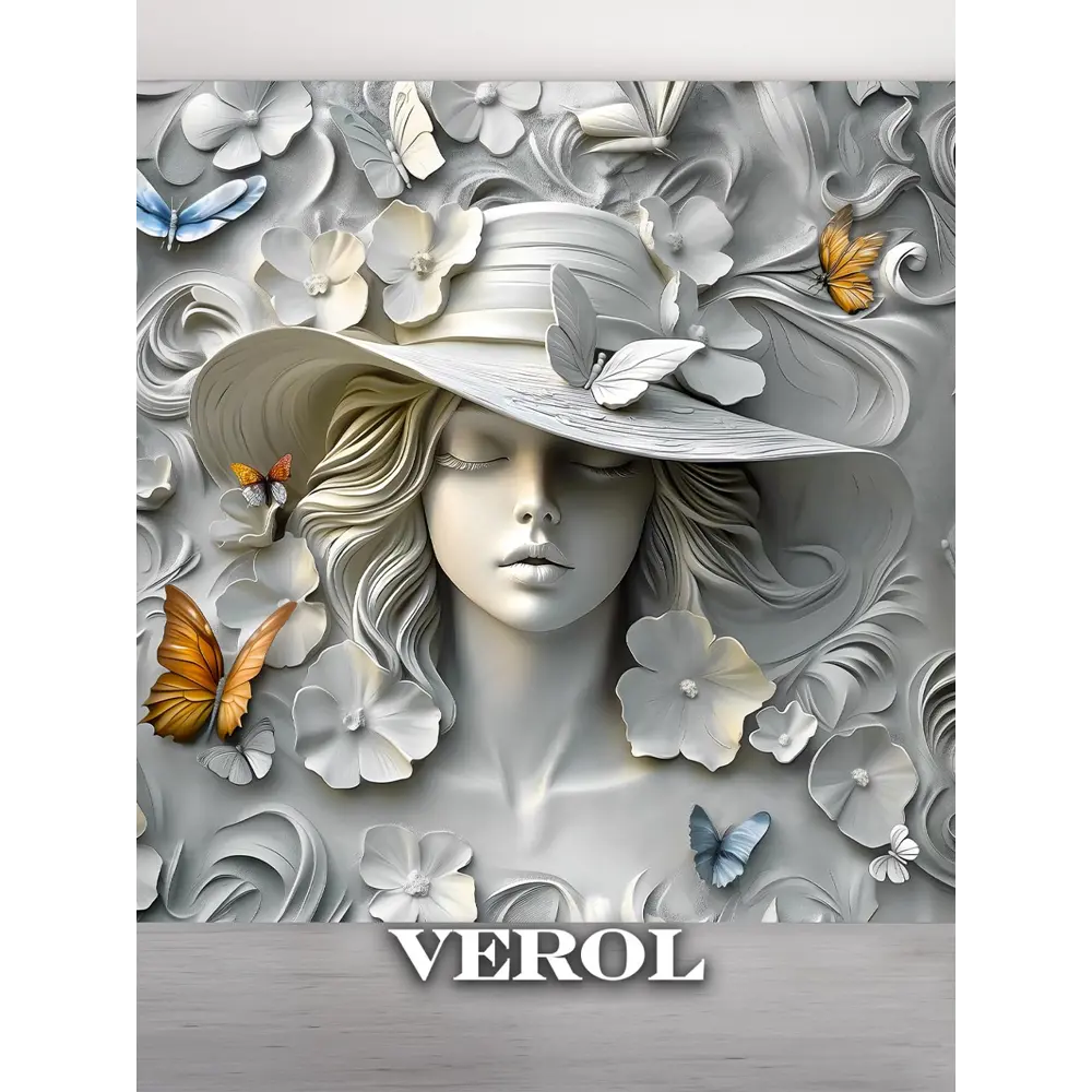 Фото 5 Фотообои 3D флизелиновые Verol Девушка в шляпе 416-ФФО-05986/ 300x283 см Фото 5 Фотообои 3D флизелиновые Verol Девушка в шляпе 416-ФФО-05986/ 300x283 см