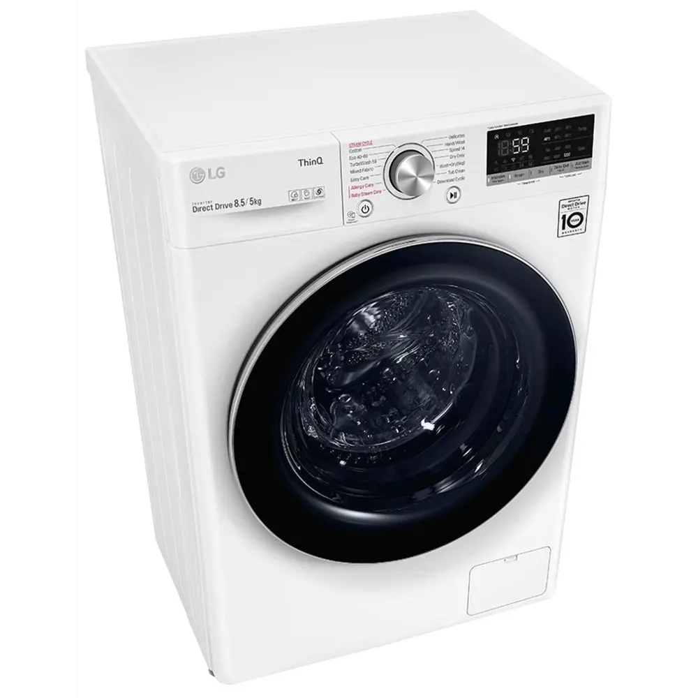 Фото 7 Стиральная машина с сушкой Lg F2dv5s8s2e 60x85x47.5 см 8.5 кг цвет белый