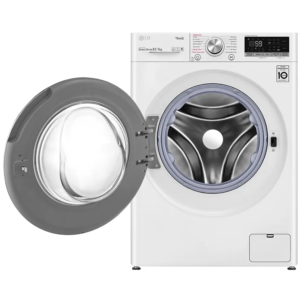 Фото 2 Стиральная машина с сушкой Lg F2dv5s8s2e 60x85x47.5 см 8.5 кг цвет белый