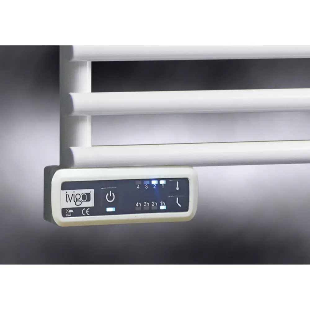 Фото Полотенцесушитель электрический Ivigo EHR 5023 PRO 500x1250 мм 600 Вт с терморегулятором лесенка цвет белый Фото Полотенцесушитель электрический Ivigo EHR 5023 PRO 500x1250 мм 600 Вт с терморегулятором лесенка цвет белый