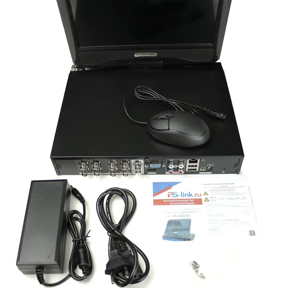Фото 5 Комплект видеонаблюдения AHD PS-link KIT-A9208HD 2 Мп 8 камер для помещения с монитором 2837 Фото 5 Комплект видеонаблюдения AHD PS-link KIT-A9208HD 2 Мп 8 камер для помещения с монитором 2837
