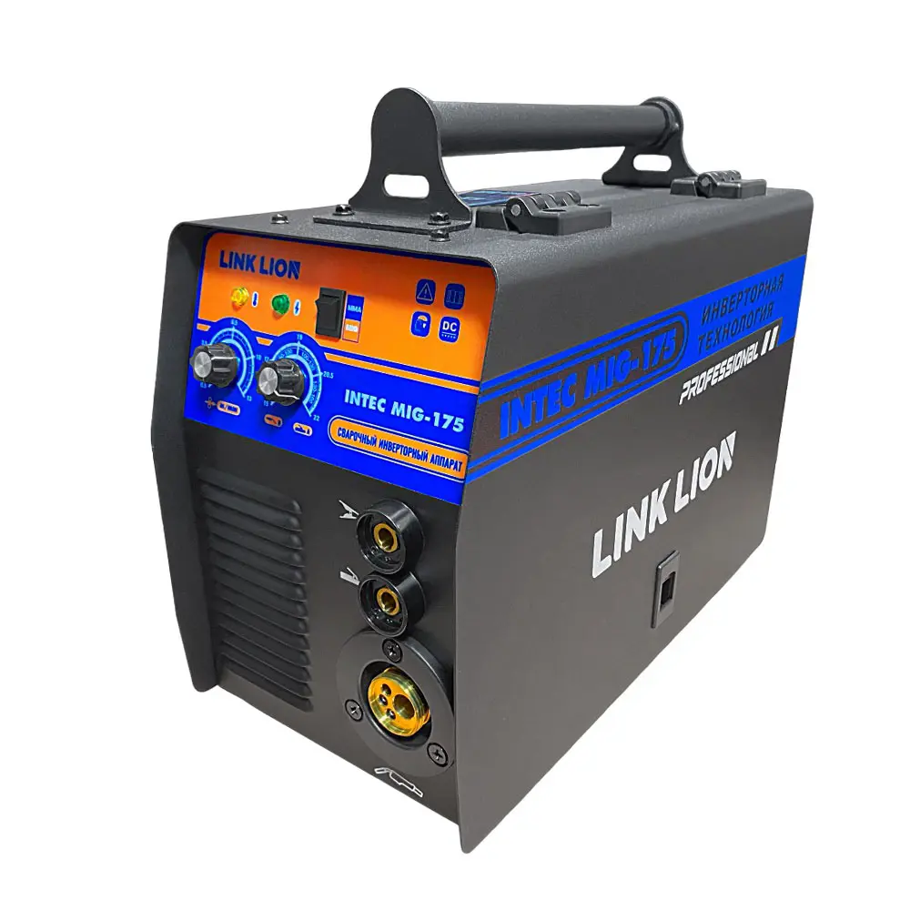 Фото Сварочный аппарат инверторный Link Lion Intec MIG-175 rH IGBT, 175 А, до 4 мм Фото Сварочный аппарат инверторный Link Lion Intec MIG-175 rH IGBT, 175 А, до 4 мм