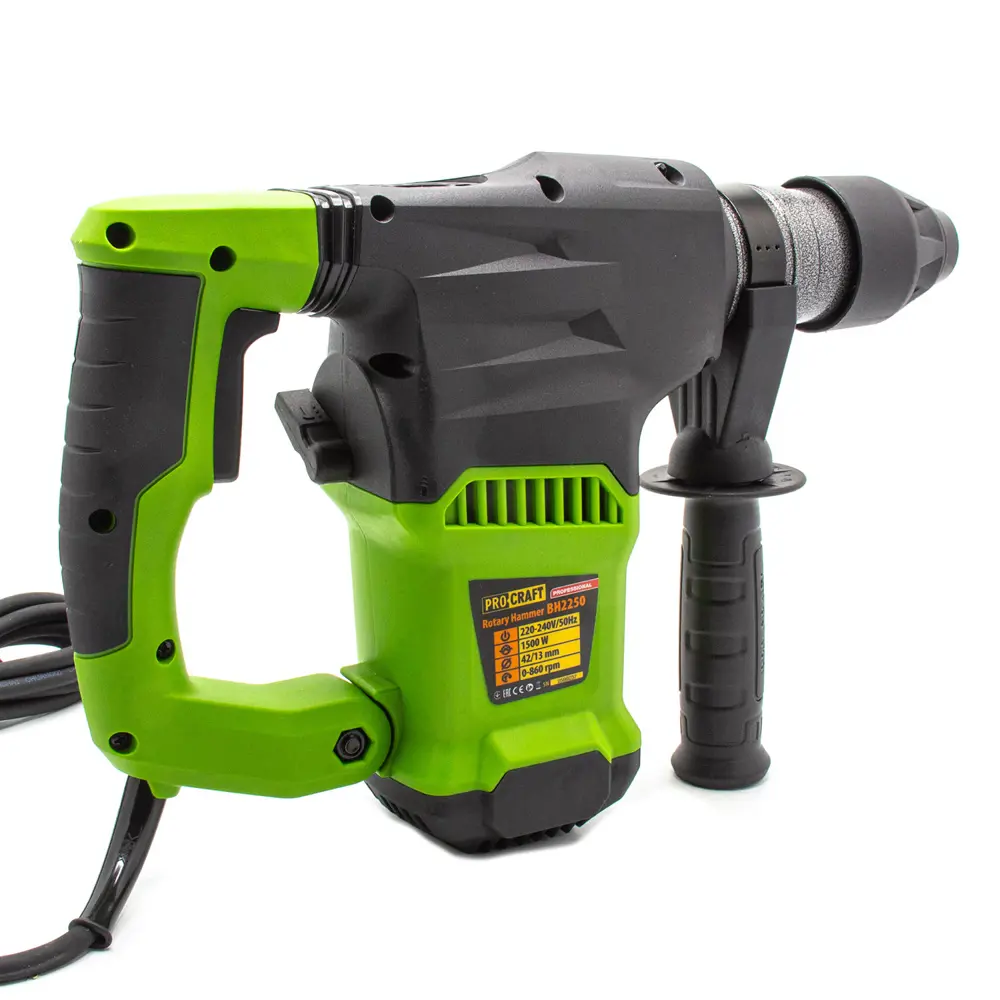 Фото 5 Перфоратор сетевой SDS Plus Procraft BH2250, 2250 Вт, 6 Дж Фото 5 Перфоратор сетевой SDS Plus Procraft BH2250, 2250 Вт, 6 Дж