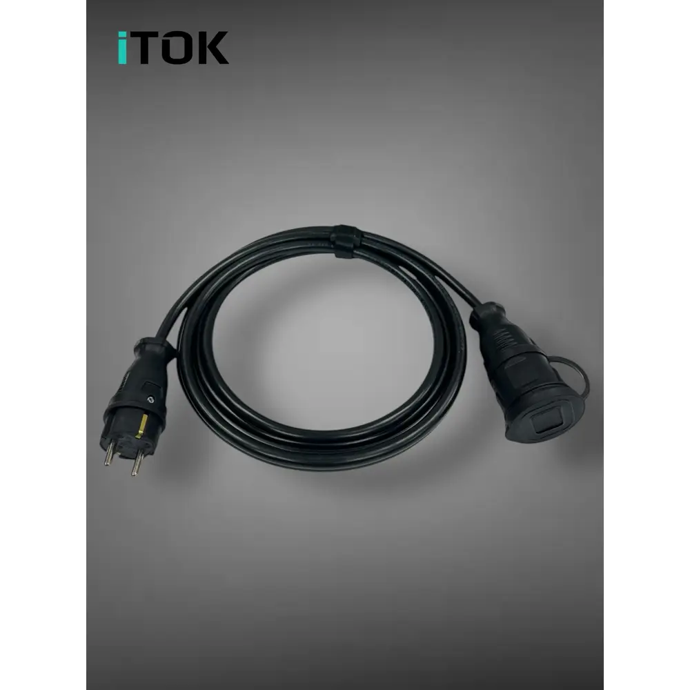 Фото 8 Удлинитель-шнур Itok i-connect-color-SU-PVS-325-1-44-30-black 3x2.5 30 м 1 розетка 3500 Вт с заземлением IP44 цвет черный Фото 8 Удлинитель-шнур Itok i-connect-color-SU-PVS-325-1-44-30-black 3x2.5 30 м 1 розетка 3500 Вт с заземлением IP44 цвет черный