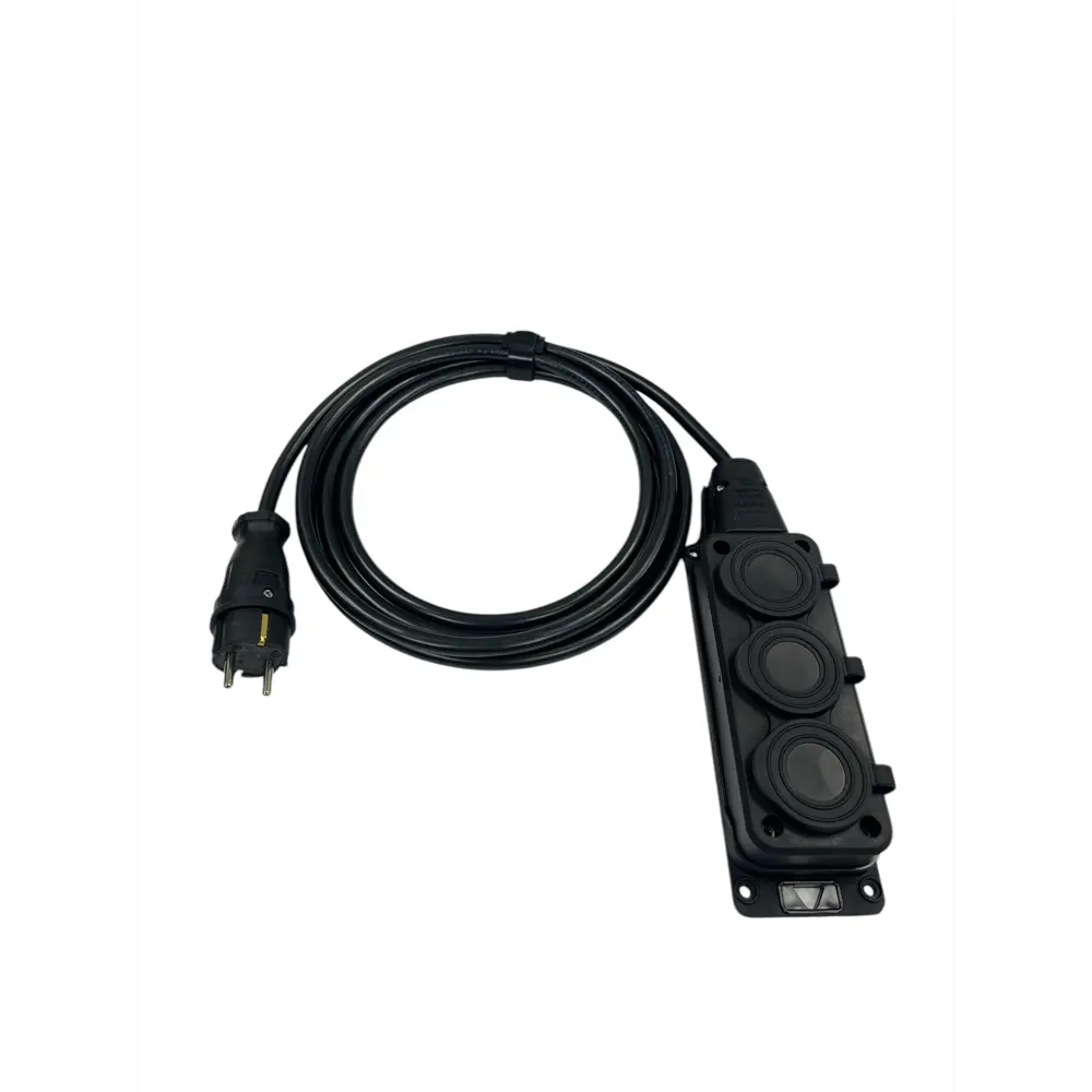 Фото 2 Удлинитель-шнур Itok i-connect-color-SU-PVS-325-3-54-30-black 3 розетки с заземлением 3x2.5 мм 30 м 3500 Вт цвет черный Фото 2 Удлинитель-шнур Itok i-connect-color-SU-PVS-325-3-54-30-black 3 розетки с заземлением 3x2.5 мм 30 м 3500 Вт цвет черный