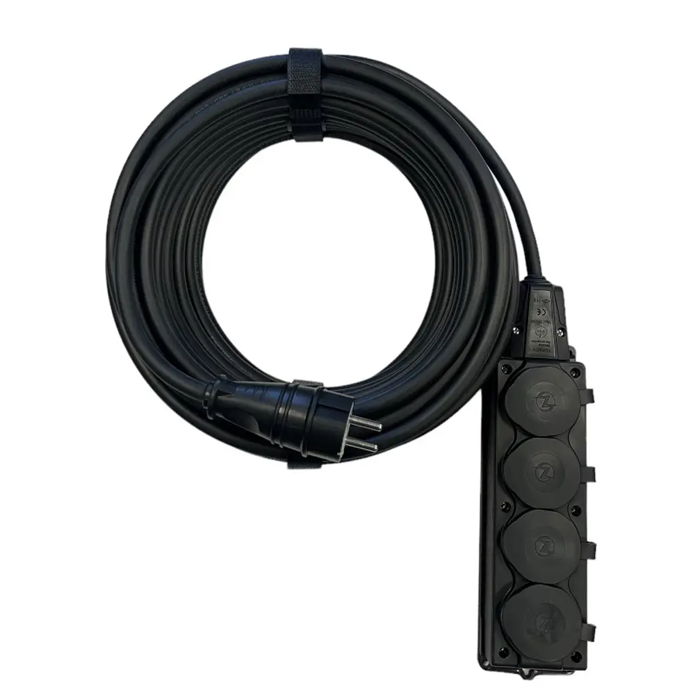 Фото Удлинитель-шнур Itok i-connect-color-SU-KG-325-4-54-40-black 4 розетки с заземлением 3x2.5 мм 40 м 3500 Вт цвет черный Фото Удлинитель-шнур Itok i-connect-color-SU-KG-325-4-54-40-black 4 розетки с заземлением 3x2.5 мм 40 м 3500 Вт цвет черный