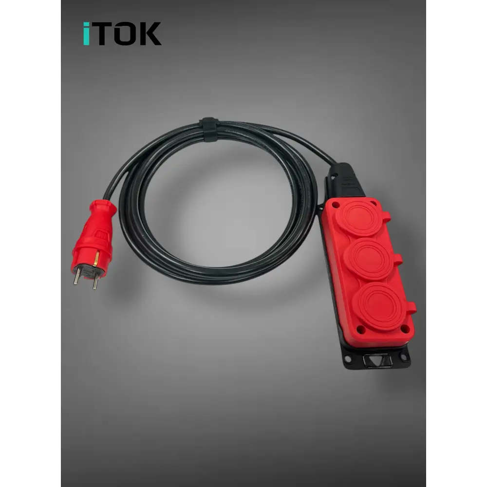 Фото 10 Удлинитель-шнур Itok i-connect-color-SU-PVS-215-3-54-40-red 3 розетки без заземления 2x1.5 мм 40 м 3500 Вт цвет красный Фото 10 Удлинитель-шнур Itok i-connect-color-SU-PVS-215-3-54-40-red 3 розетки без заземления 2x1.5 мм 40 м 3500 Вт цвет красный