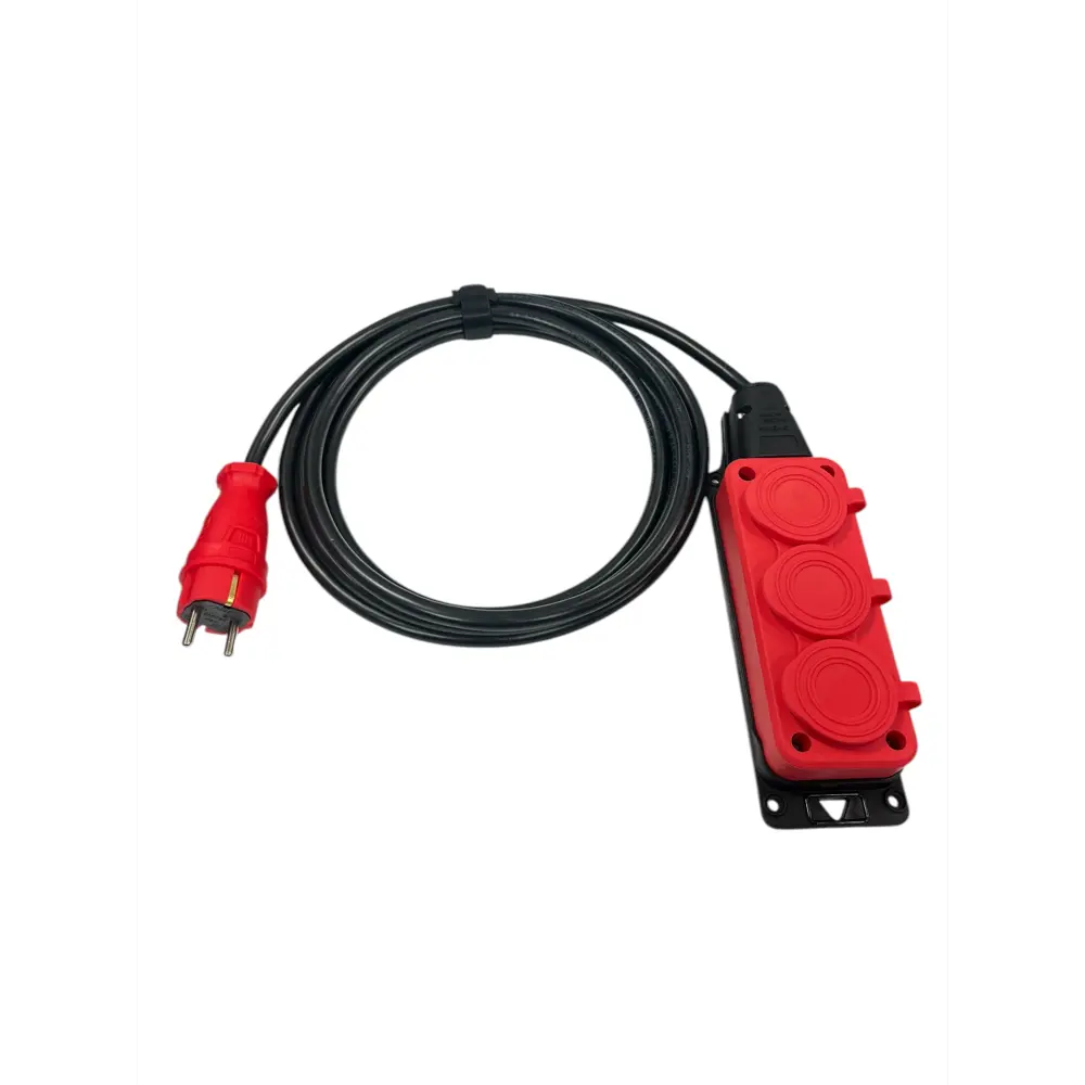 Фото 2 Удлинитель-шнур Itok i-connect-color-SU-PVS-325-3-54-15-red 3 розетки с заземлением 3x2.5 мм 15 м 3500 Вт цвет красный Фото 2 Удлинитель-шнур Itok i-connect-color-SU-PVS-325-3-54-15-red 3 розетки с заземлением 3x2.5 мм 15 м 3500 Вт цвет красный