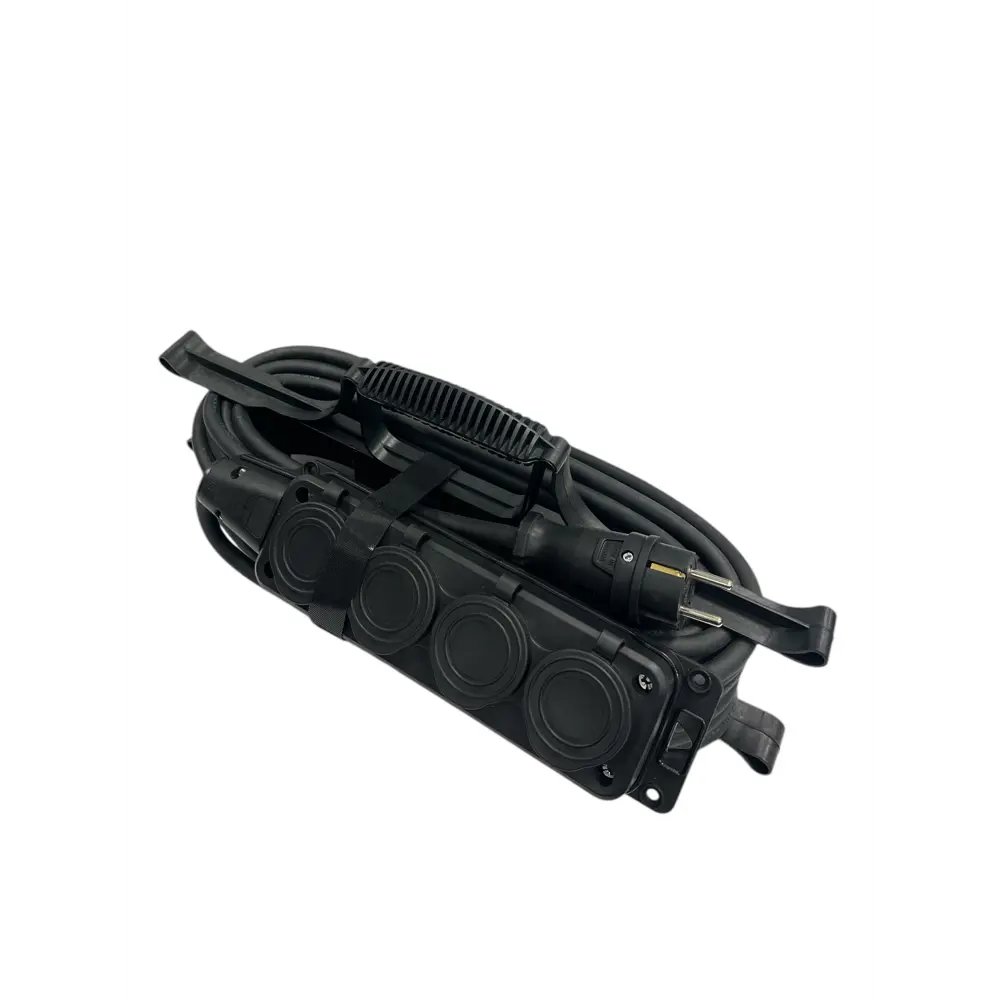 Фото 2 Удлинитель-шнур Itok i-connect-color-SUR-PVS-315-4-54-40-black 4 розетки с заземлением 3x1.5 мм 40 м 3500 Вт цвет черный Фото 2 Удлинитель-шнур Itok i-connect-color-SUR-PVS-315-4-54-40-black 4 розетки с заземлением 3x1.5 мм 40 м 3500 Вт цвет черный