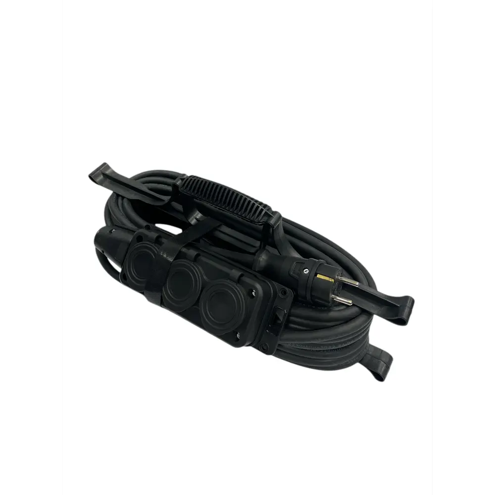 Фото 2 Удлинитель-шнур Itok i-connect-color-SUR-KG-325-3-54-30-black 3 розетки с заземлением 3x2.5 мм 30 м 3500 Вт цвет черный Фото 2 Удлинитель-шнур Itok i-connect-color-SUR-KG-325-3-54-30-black 3 розетки с заземлением 3x2.5 мм 30 м 3500 Вт цвет черный