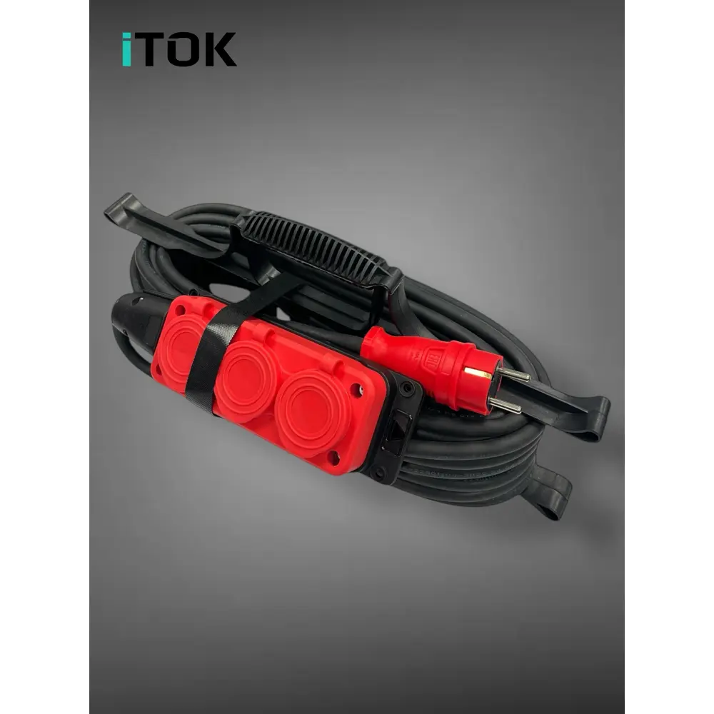 Фото 11 Удлинитель-шнур Itok i-connect-color-SUR-KG-325-3-54-20-red 3 розетки с заземлением 3x2.5 мм 20 м 3500 Вт цвет красный Фото 11 Удлинитель-шнур Itok i-connect-color-SUR-KG-325-3-54-20-red 3 розетки с заземлением 3x2.5 мм 20 м 3500 Вт цвет красный