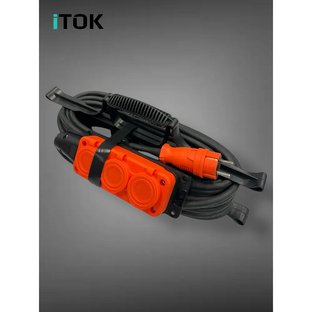 Фото 11 Удлинитель силовой Itok i-connect-color-SUR-PVS-325-3-54-15-orange 3 розетки 3x2.5 мм 15 м 3500 Вт цвет оранжевый Фото 11 Удлинитель силовой Itok i-connect-color-SUR-PVS-325-3-54-15-orange 3 розетки 3x2.5 мм 15 м 3500 Вт цвет оранжевый