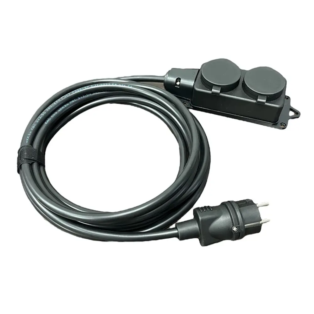 Фото Удлинитель-шнур силовой Itok i-connect-SU-PVS-325-2-44-50 2 розетки с заземлением 3x2.5 мм 50 м 3500 Вт цвет черный Фото Удлинитель-шнур силовой Itok i-connect-SU-PVS-325-2-44-50 2 розетки с заземлением 3x2.5 мм 50 м 3500 Вт цвет черный