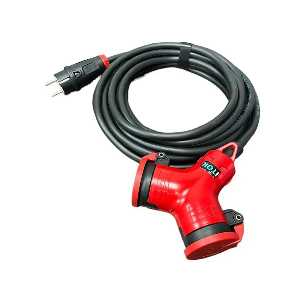 Фото Удлинитель силовой Itok i-connect-PRO-SU-KG-315-2-44-40 2 розетки 3x1.5 мм 40 м 3500 Вт цвет черный Фото Удлинитель силовой Itok i-connect-PRO-SU-KG-315-2-44-40 2 розетки 3x1.5 мм 40 м 3500 Вт цвет черный