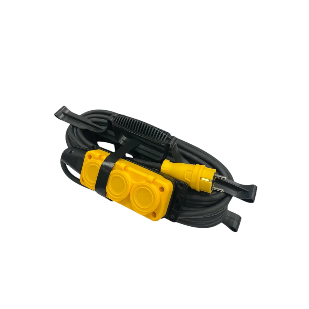 Фото 2 Удлинитель-шнур Itok i-connect-color-SUR-PVS-310-3-54-15-yellow 3x1 15 м 3 розетки 2200 Вт с заземлением IP54 цвет желтый Фото 2 Удлинитель-шнур Itok i-connect-color-SUR-PVS-310-3-54-15-yellow 3x1 15 м 3 розетки 2200 Вт с заземлением IP54 цвет желтый