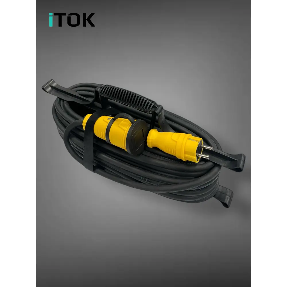 Фото 13 Удлинитель-шнур Itok i-connect-color-SUR-PVS-310-3-54-40-yellow 3x1 40 м 3 розетки 2200 Вт с заземлением IP54 цвет желтый Фото 13 Удлинитель-шнур Itok i-connect-color-SUR-PVS-310-3-54-40-yellow 3x1 40 м 3 розетки 2200 Вт с заземлением IP54 цвет желтый