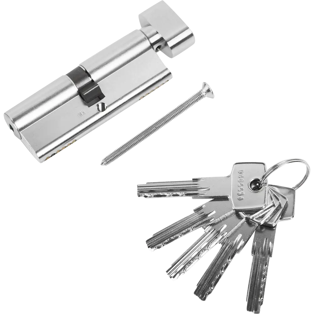 Фото 3 Цилиндр Abus KD6N Z40/K40, 40x40 мм, ключ/вертушка, цвет никель Фото 3 Цилиндр Abus KD6N Z40/K40, 40x40 мм, ключ/вертушка, цвет никель