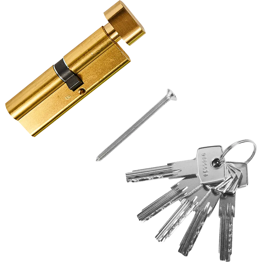 Фото 3 Цилиндр Abus KD6MM 50x40 мм ключ/вертушка цвет золото Фото 3 Цилиндр Abus KD6MM 50x40 мм ключ/вертушка цвет золото