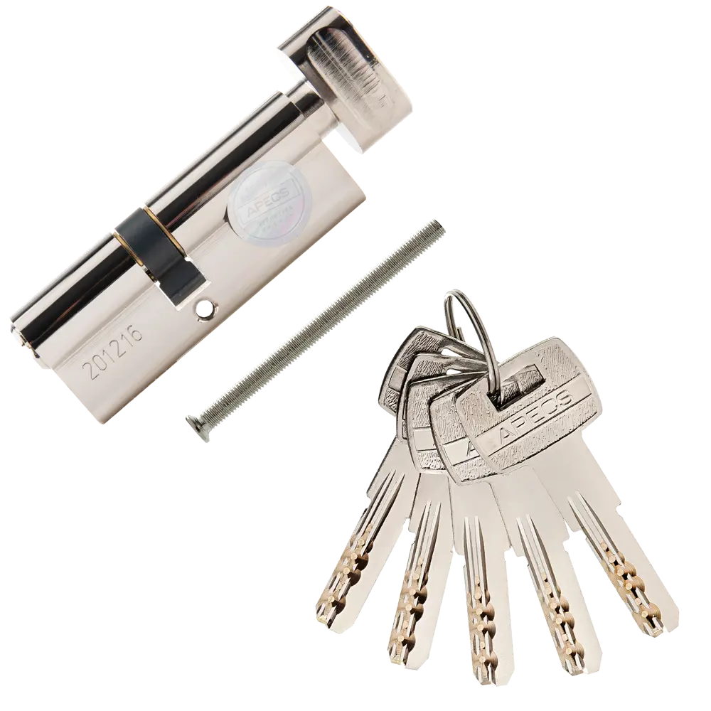 Фото 3 Цилиндровые механизмы Apecs Pro LM-80(35/45C)-C-NI 80 мм, ключ/вертушка, цвет никель Фото 3 Цилиндровые механизмы Apecs Pro LM-80(35/45C)-C-NI 80 мм, ключ/вертушка, цвет никель