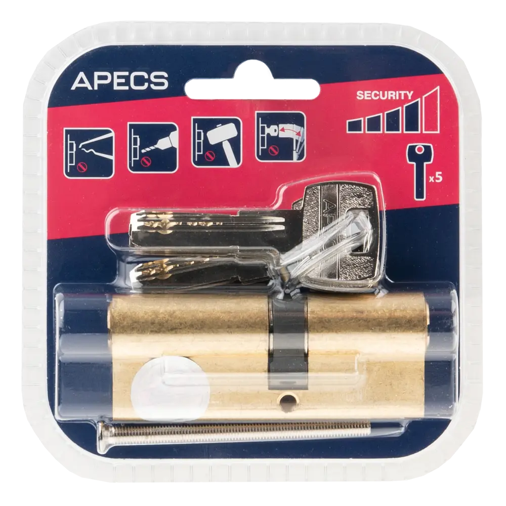 Фото 4 Цилиндровые механизмы Apecs Pro LM-80(35/45)-G 80 мм, ключ/ключ, цвет золотой Фото 4 Цилиндровые механизмы Apecs Pro LM-80(35/45)-G 80 мм, ключ/ключ, цвет золотой