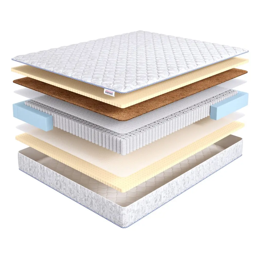 Фото 2 Матрас Dreamexpert Natural Mix Soft PS1000 DEXDE7628822 85x200x22 см независимый пружинный блок 1-спальный Фото 2 Матрас Dreamexpert Natural Mix Soft PS1000 DEXDE7628822 85x200x22 см независимый пружинный блок 1-спальный