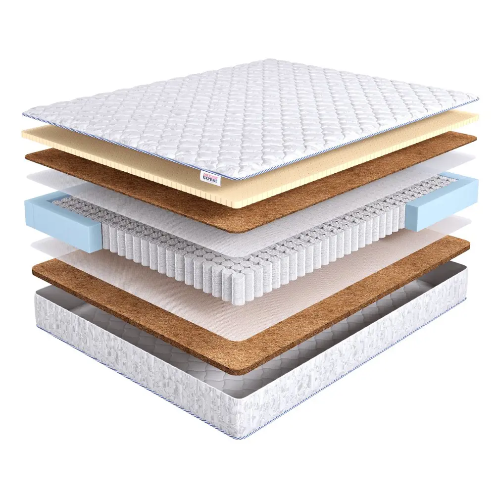 Фото 2 Матрас Dreamexpert Natural Mix Hard PS500 DEXDE7630262 85x215x22 см независимый пружинный блок 1-спальный Фото 2 Матрас Dreamexpert Natural Mix Hard PS500 DEXDE7630262 85x215x22 см независимый пружинный блок 1-спальный