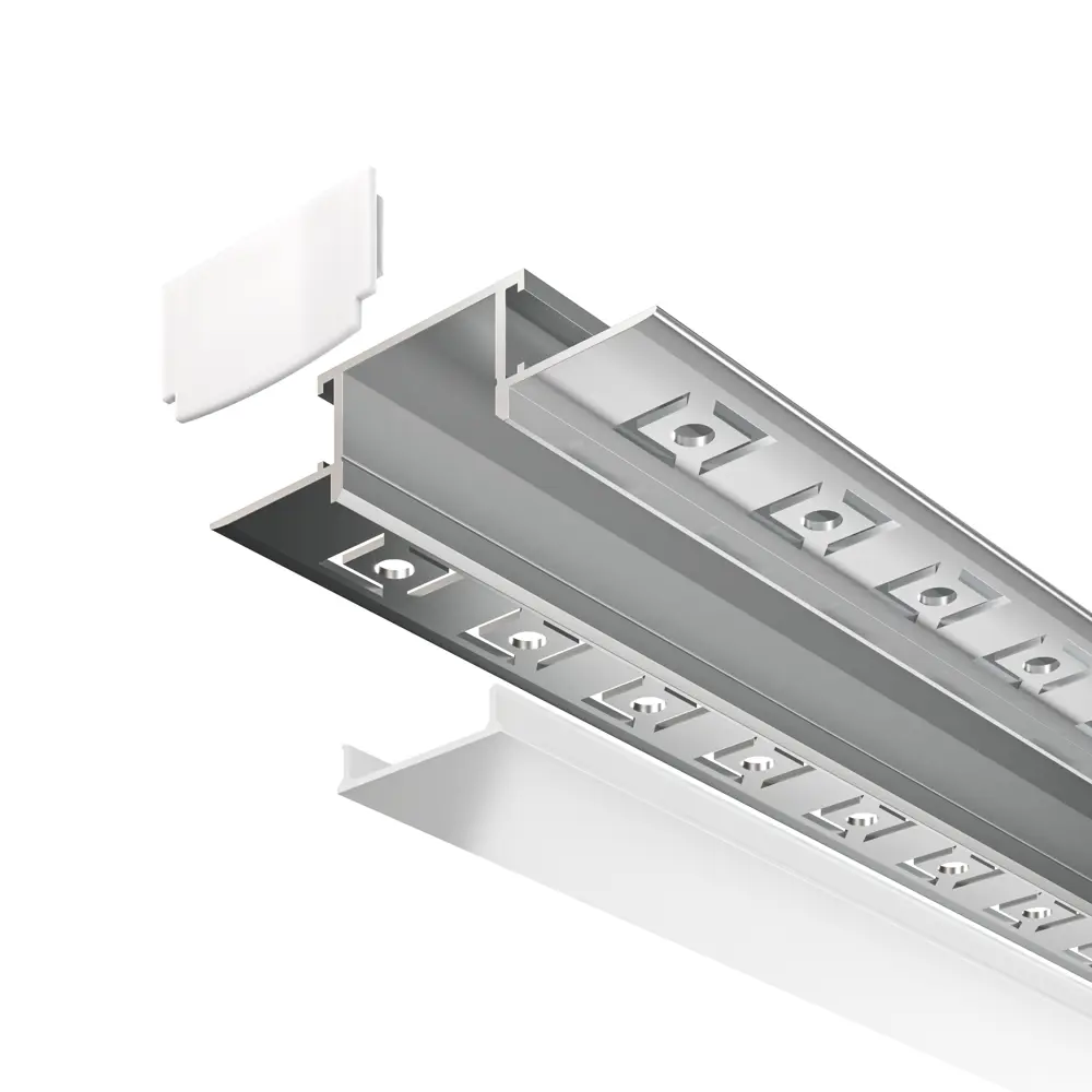 Фото 4 Профиль MAYTONI ALM011S-2M Led strip для светодиодной ленты алюминиевый 65 мм 2 м встраиваемый Фото 4 Профиль MAYTONI ALM011S-2M Led strip для светодиодной ленты алюминиевый 65 мм 2 м встраиваемый
