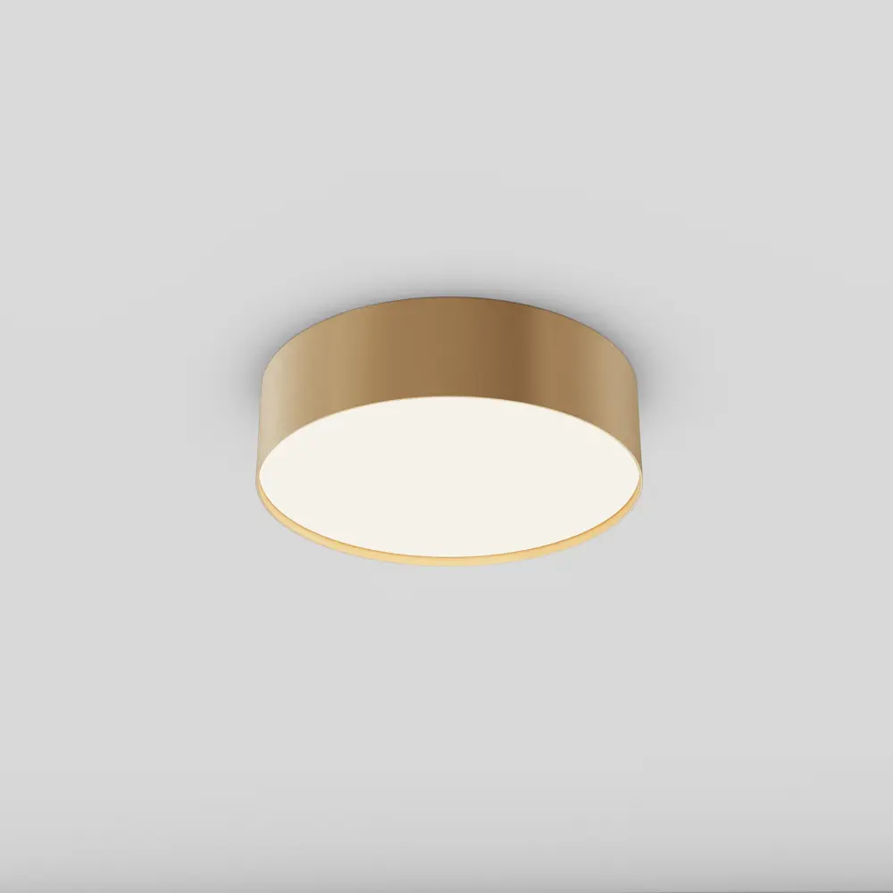 Фото 3 Светильник настенно-потолочный светодиодный Maytoni Zon C032cl-24w4k-rd-mg 12 м² нейтральный белый свет цвет жёлтый/золотой Фото 3 Светильник настенно-потолочный светодиодный Maytoni Zon C032cl-24w4k-rd-mg 12 м² нейтральный белый свет цвет жёлтый/золотой