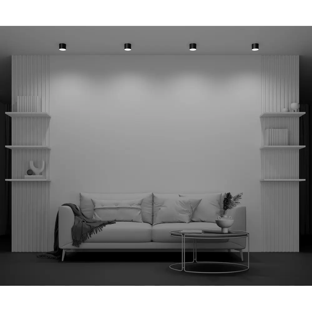 Фото 6 Светильник точечный накладной Maytoni C096cl-gx53-b под отверстие 20 мм 8 м² цвет черный Фото 6 Светильник точечный накладной Maytoni C096cl-gx53-b под отверстие 20 мм 8 м² цвет черный