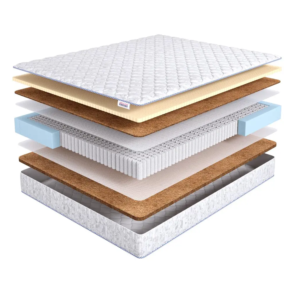 Фото 2 Матрас Dreamexpert Natural Mix Hard PS1000 DEXDE7631038 100x180x22 см независимый пружинный блок 1.5-спальный Фото 2 Матрас Dreamexpert Natural Mix Hard PS1000 DEXDE7631038 100x180x22 см независимый пружинный блок 1.5-спальный