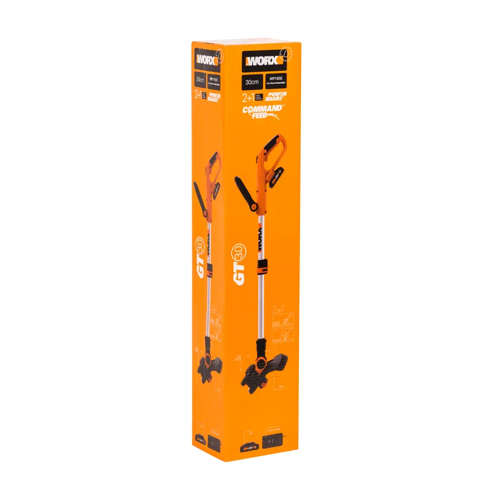 Фото 14 Триммер аккумуляторный бесщеточный Worx WP165E 20 В 1x2 Ач АКБ и ЗУ входит в комплект Фото 14 Триммер аккумуляторный бесщеточный Worx WP165E 20 В 1x2 Ач АКБ и ЗУ входит в комплект