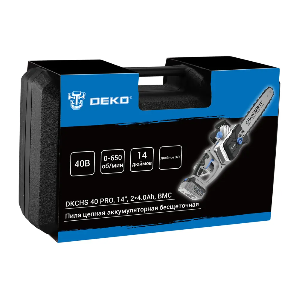 Фото 6 Пила аккумуляторная Deko DKCHS40PRO 40 В Фото 6 Пила аккумуляторная Deko DKCHS40PRO 40 В