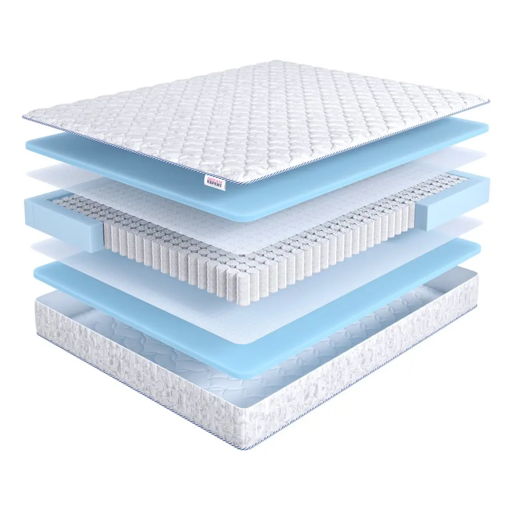 Фото 2 Матрас Dreamexpert Optima Foam PS500 DEXDE7618800 110x195x21 см независимый пружинный блок 1.5-спальный